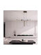Zambelis Lights Hanging Ceiling Light Black LED with Warm White Light 125x90cm