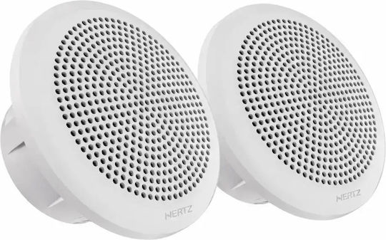 Hertz Set Marine Speakers Hex 4 C-w Waterproof 4" with 60W RMS White