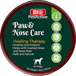 Bio Petactive Paw & Nose Care 50 G – Φυσική Κρέμα-βάλσαμο Πατούσες Μύτη Σκύλων
