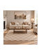 Saray Home Mosaic Wohnzimmer Teppich Rechteckig Zottelig Beiges 200x250cm