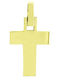 Dio Jewellery Lab Male Cross from Gold Plated Silver with Chain