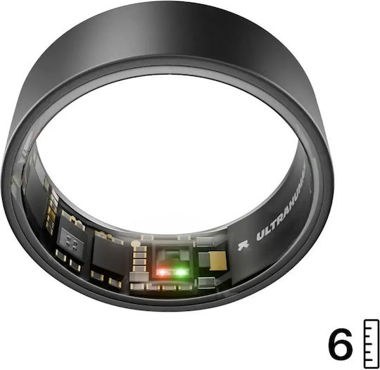 Ultrahuman Air Smart Ring 17.1mm Waterproof with Heart Rate Monitor Matte Grey