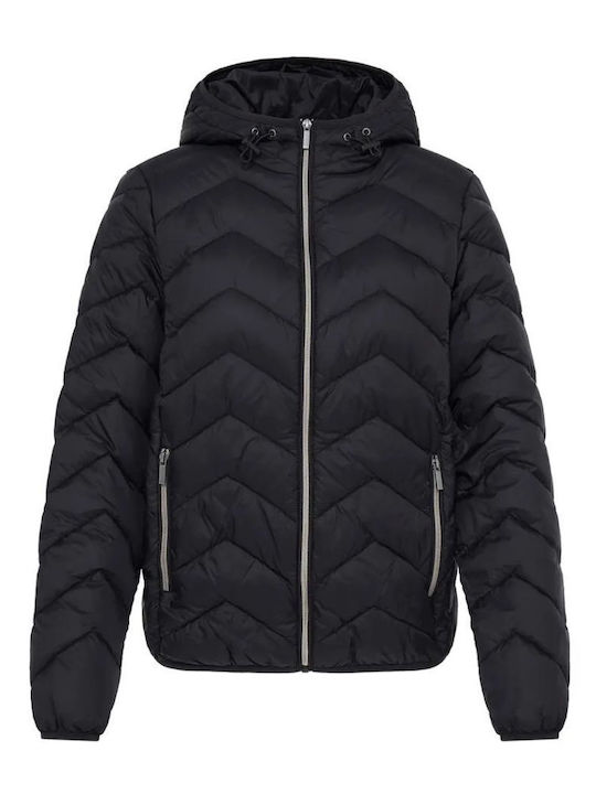 Fransa Дамско Puffer яке за Зима Кафяво
