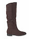 Suede Women's Boots Brown