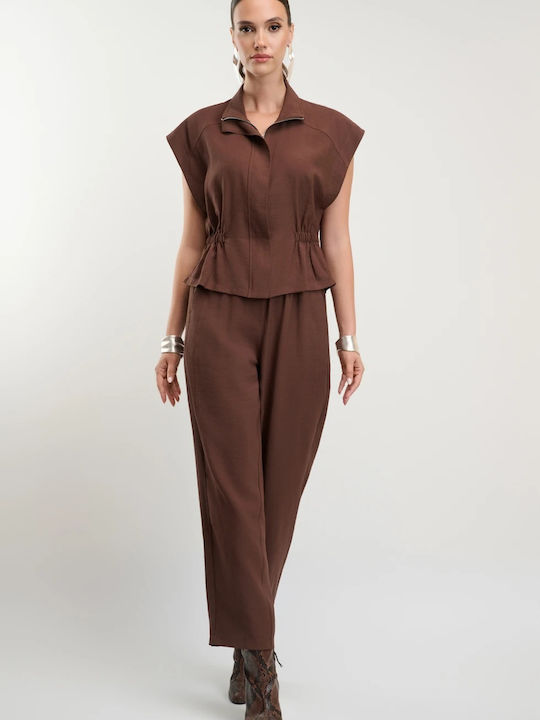 Desiree Pantaloni Dama Din Tesatura Cu Elastic ...