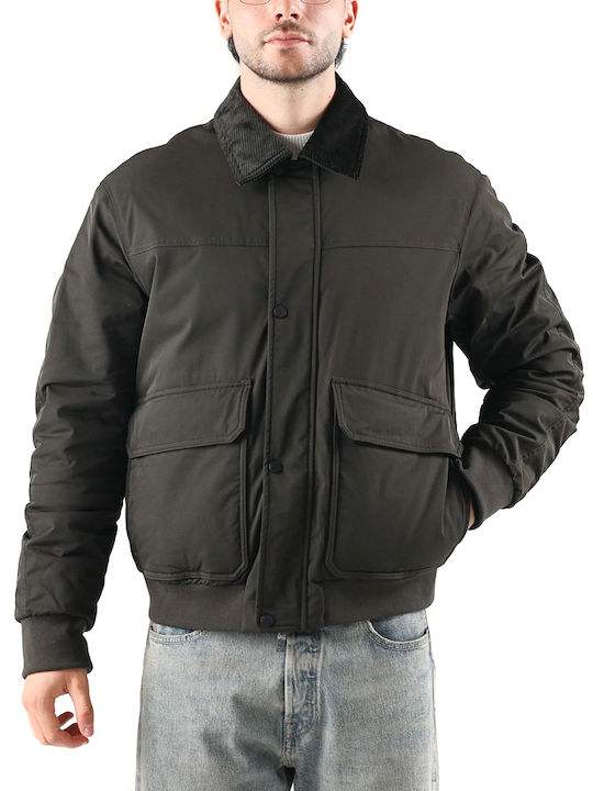 Winter-Bomberjacke in Anthrazit