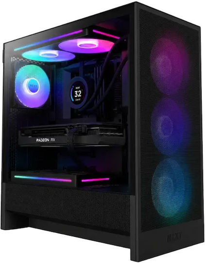 Vengeance PatriotGuard-V8 NZXT Edition Gaming Desktop PC (Ryzen 7-7800X3D/32GB DDR5/1TB SSD/Radeon RX 9070 GRE/No OS)