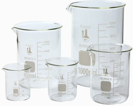 Γυάλινα Ποτήρια Ζέσεως Εργαστηρίου 25–1000 Ml