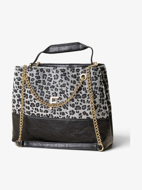 Fragola Damentasche Handtasche Schulter Schwarze