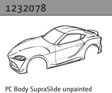 Lexan Body Absima Supraslide 1/10 Nevopsit 1232078