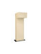 Zambelis Lights Outdoor Small Post Floor Lamp 11W With Warm White Light IP65 Black