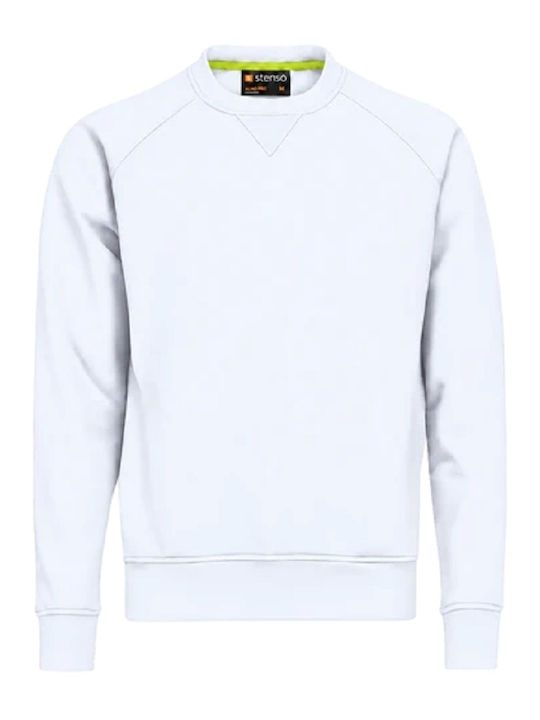 Unisex Arbeitshemden und T-Shirts Weiß Remo Pro Sweatshirt