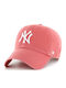 '47 Brand New York Yankees Clean Up Cap – Coral Pink