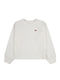 Kinder-Sweatshirt Egret Weiß Meet Greet