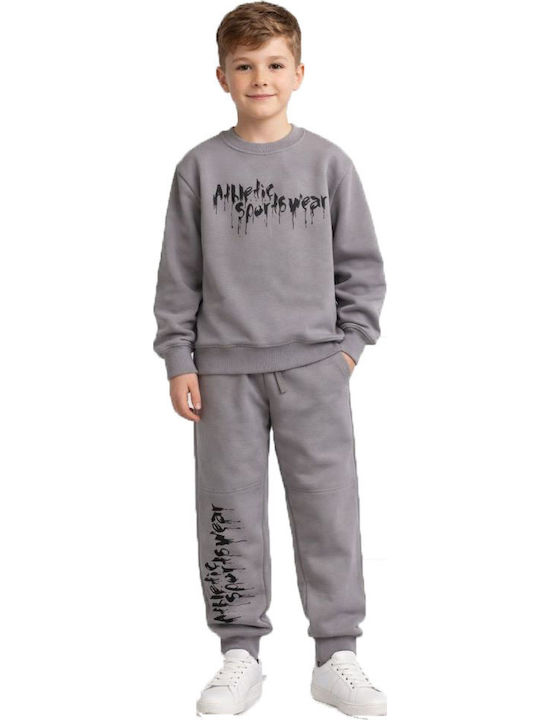 Action Sportswear Kids Sweatpants Set Grey