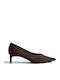 Wildleder Spitze Zehe Pumps Braun