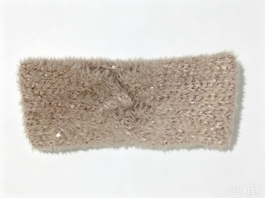 Unisex Knitted Headband in Pink Colour