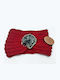 Unisex Knitted Headband in Red Color