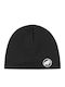 Beanie Unisex Σκούφος Πλεκτός σε Μαύρο χρώμα