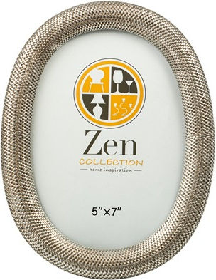 Zen Collection Κορνίζα Πλαστική με Ασημί Πλαίσιο