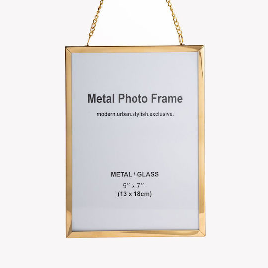 Iliadis Rama foto Metalică cu Cadru Auriu