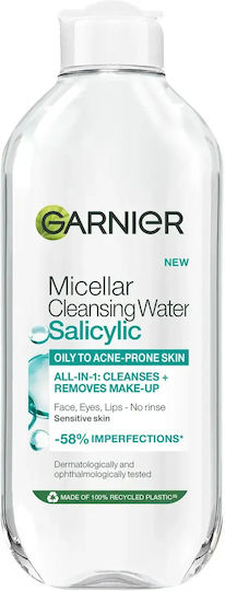 Garnier Apă Micelară Demachiantă Pentru Față Pentru Controlul Sebumului Și Împotriva Imperfecțiunilor 400ml