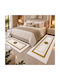 My Home Luxury Set De Covoare Shaggy Pentru Dormitor Alb 3 Bucăți
