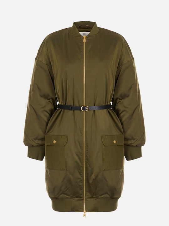 Elisabetta Franchi Μπουφάν Bomber Χακί