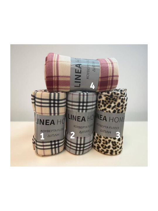 Linea Home Κουβέρτα Fleece Μονή 150x200εκ. Εκρού