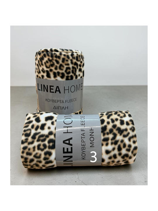 Linea Home Fleece Blanket Single 150x200cm Ecru