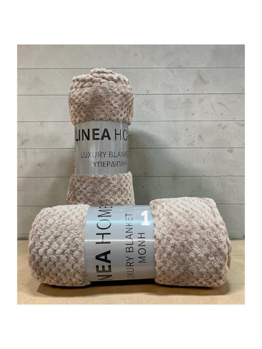 Linea Home Odeon Velvet Single Blanket 160x220c...
