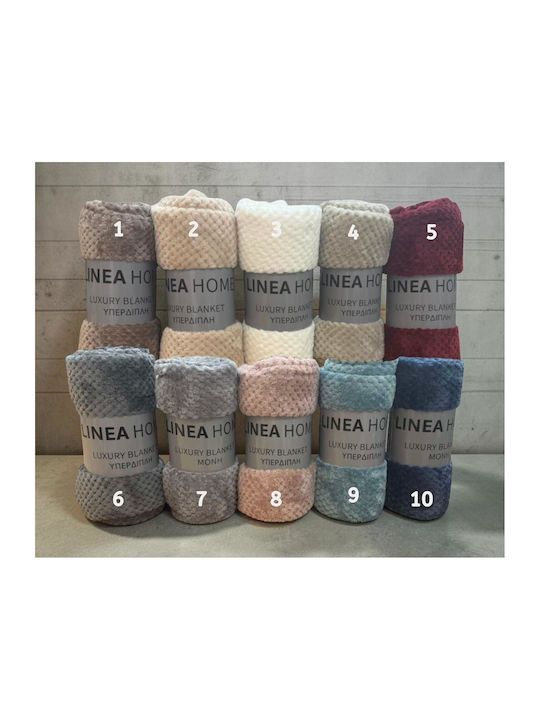 Linea Home Odeon Κουβέρτα Βελουτέ Μονή 160x220ε...