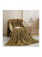Adam Home 550 Fleece Babydecken Halbdoppelt 180x240cm Olivgrün