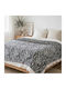 Go Smart Home Одеяло Fleece Двойно 220x240см Сив