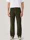 Мъжки панталон Chino Relaxed Fit Зелен