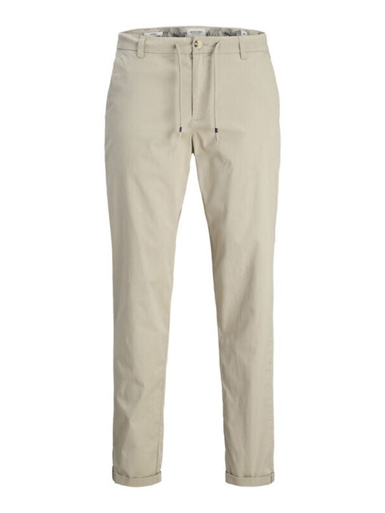 Jack & Jones Ανδρικό Παντελόνι Chino Tapered Pl...