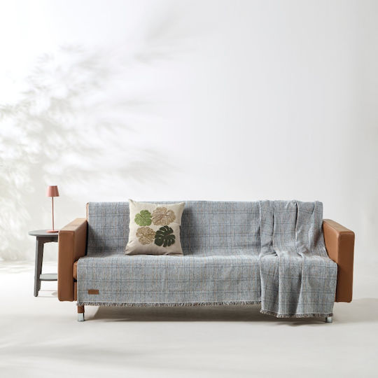Kentia Rodrigo Ριχτάρι Πολυθρόνας Chenille 170x180εκ. Γκρι