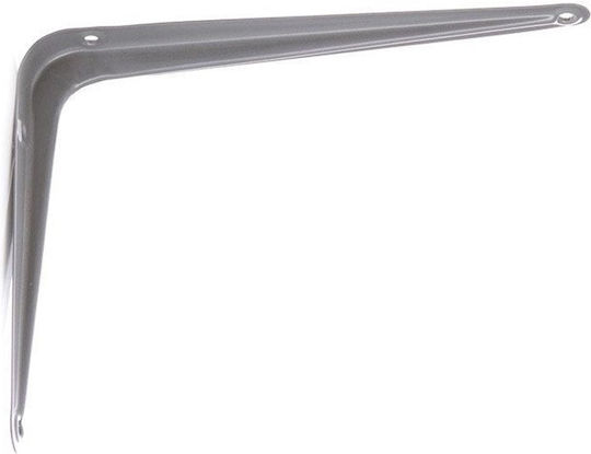 JetWorld Heavy-Duty Metal Shelf Bracket In Silver Colour 150x200mm
