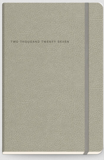 The Writing Fields Softline Wöchentliches Tagebuch 2027 Grau 14x21cm