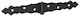 Domax Decorative Door Hinge Dec Zof200 200x34x2.0 Black