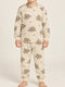 Extan Bebe Kids Beige Pajamas