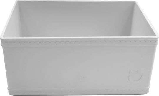 Miniso Miniso Kinder Stoff-Aufbewahrungsbox Grau 21x14x6,3cm