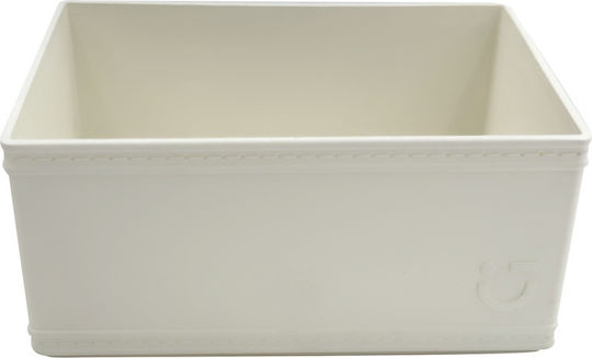 Miniso Kindergarten Stoff-Aufbewahrungsbox Weiß 21x14x6,3cm