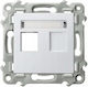 Ospel Single RJ45 Network Socket in White Colour GPK-1Z/P/00