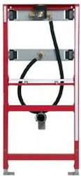 Tece Built-in Metallic Toilet Flush Rectangular Low Pressure Pink