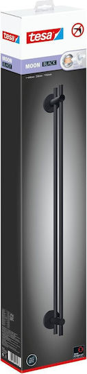 Tesa Ράγα Μπάνιου Διπλή Επιτοίχια με Βίδες ​11.2x64cm Μαύρη