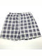 Men's Boxer Brief Blue Navy Checked