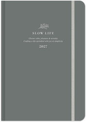 adBook Slow Life Ημερήσια Ατζέντα B6 2027 Γκρι ...