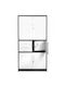Dulap de Birou Filip Ii Metalic Antracit-alb 90x40x185cm