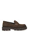Suede Men's Loafers in Brown Colour